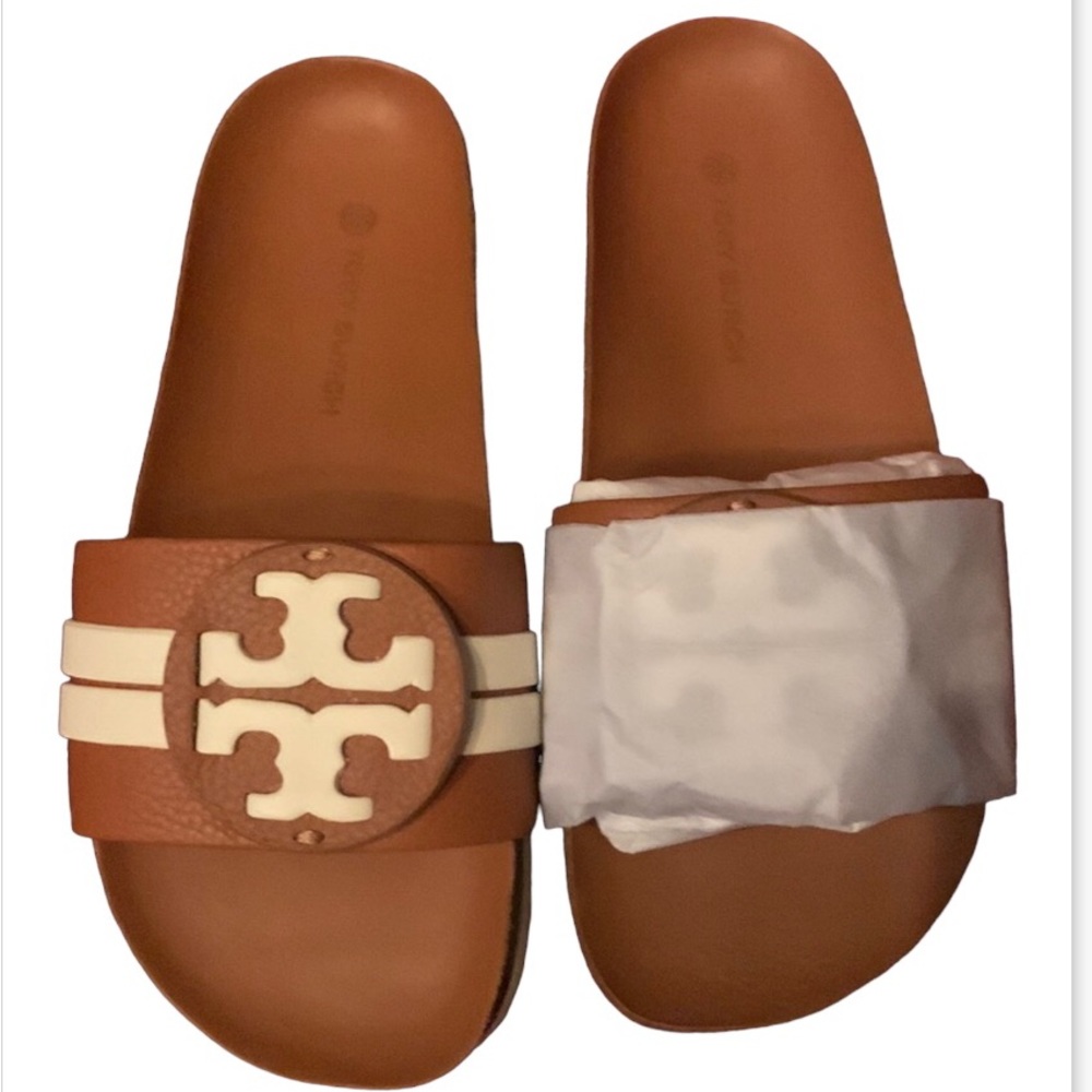 Amazing TORY BURCH ladies slides size 7 1/2